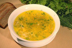 Картофельный суп с вермешелью(постный)
