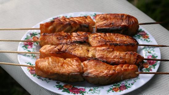 Шашлык из лосося: полезно, вкусно, изысканно
